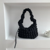 Cloud fashion plaid pleated bag s7