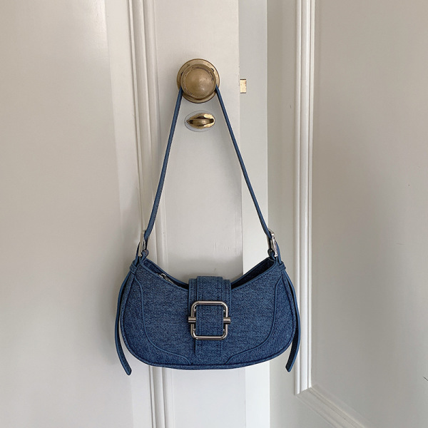 Denim blue handbag s1