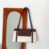 High-end color contrast stitching bag s15