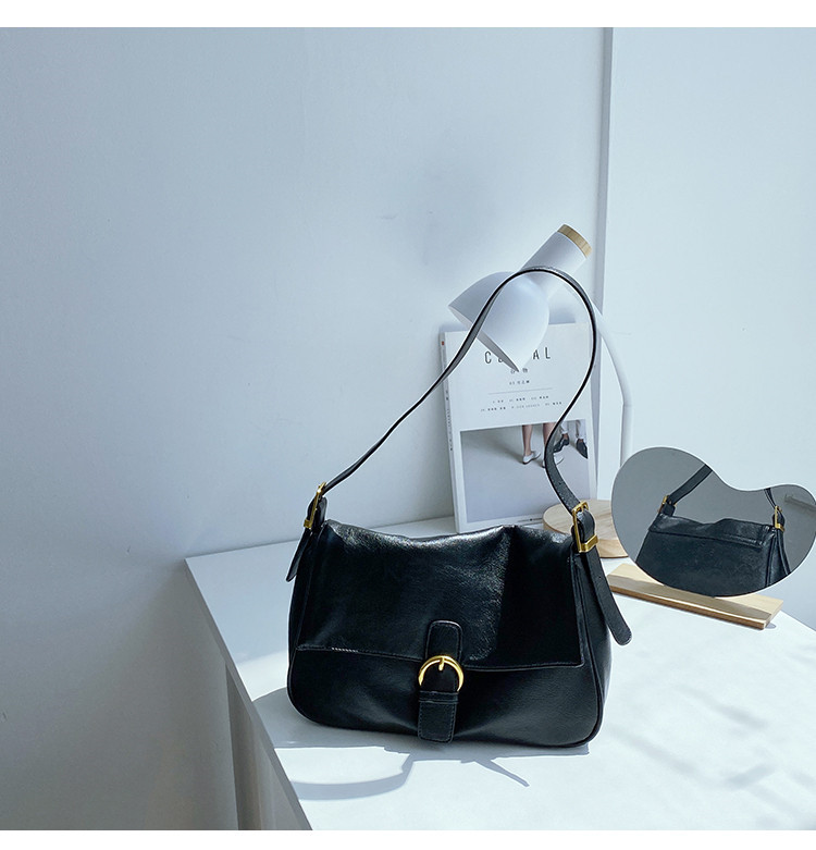 Large capacity PU retro bag s17