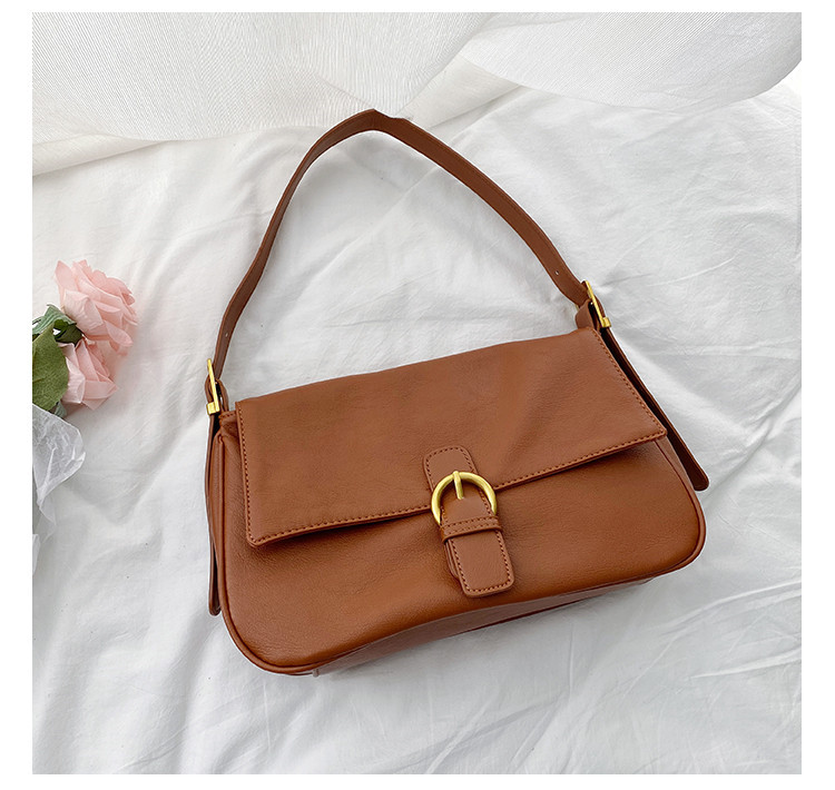 Large capacity PU retro bag s17