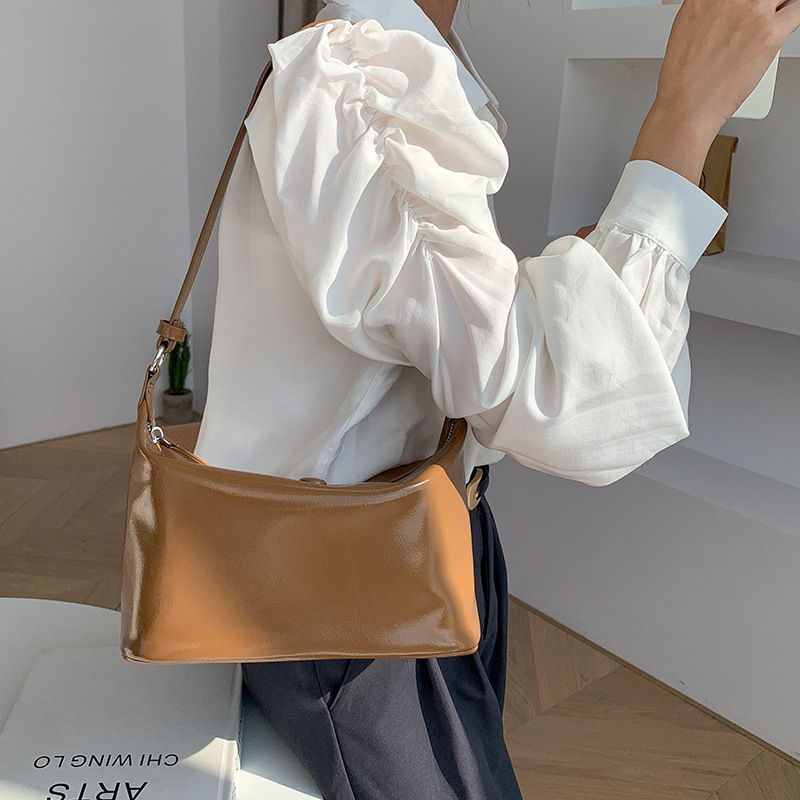 vintage wax leather bag s41