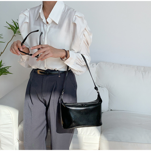 vintage wax leather bag s41