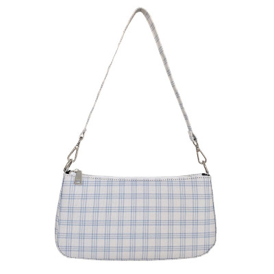 Yellow Plaid Canvas Bag s37