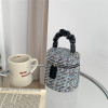 French Crossbody Bucket Bag s84