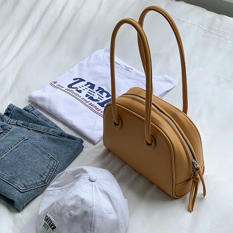 Semi-circular handbag 128