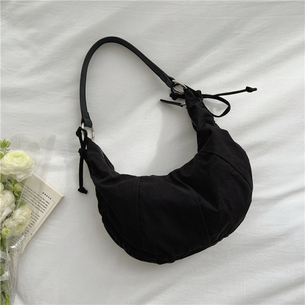 Casual Chic Ruffled Dumpling Bag s105