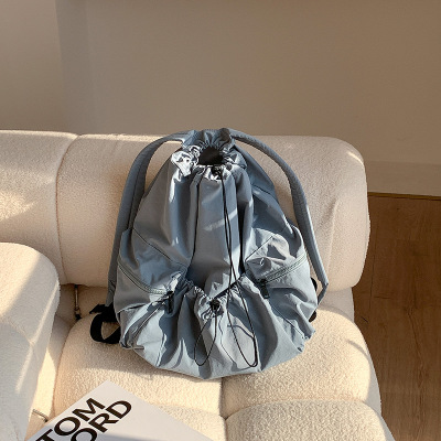 Lightweight Nylon Drawstring School Bag s109