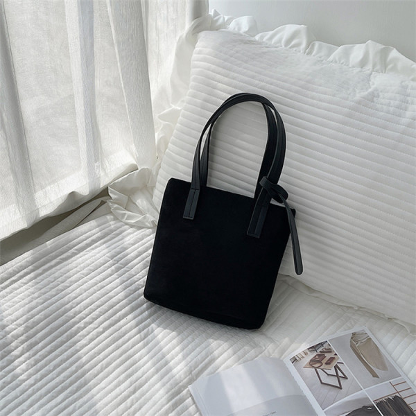 vintage suede small square bag s119